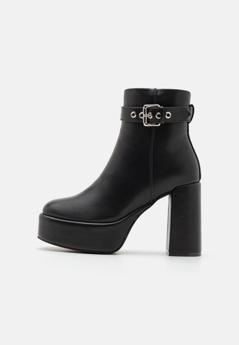 Even&Odd Wide Fit Botines de tacón - black