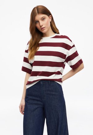 s.Oliver, T-SHIRT - T-shirt imprimé - bordeaux
