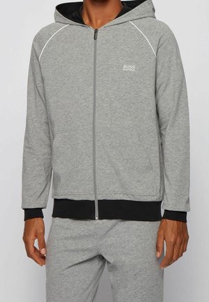 Tröja med dragkedja - metallic grey