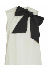 VILA OHNE ÄRMEL SCHLEIFEN - Blusa - birch
