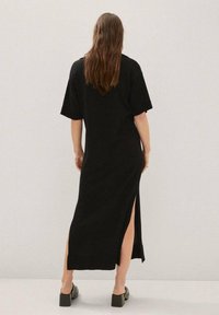 Mango Strickkleid - black