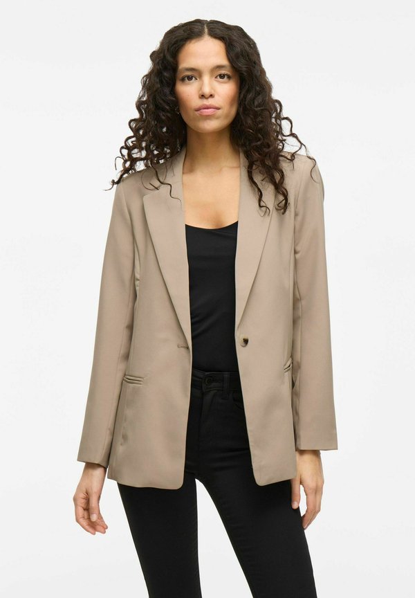 VILOWNY STRAIGHT - Blazer - silver mink