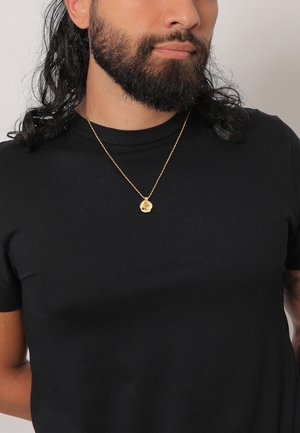STRUCTURED PLATE - Necklace - gold-coloured