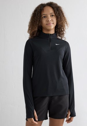 Nike Performance UNISEX - Langarmshirt - black/white