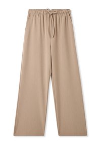 Terranova WIDE LEG CON COULISSE  - Pantaloni - fango melange