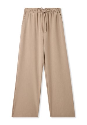 Terranova WIDE LEG CON COULISSE  - Pantaloni - fango melange