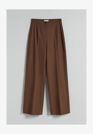 WIDE LEG - Broek - brown