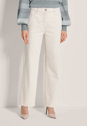 Straight leg jeans - off-white multicolour