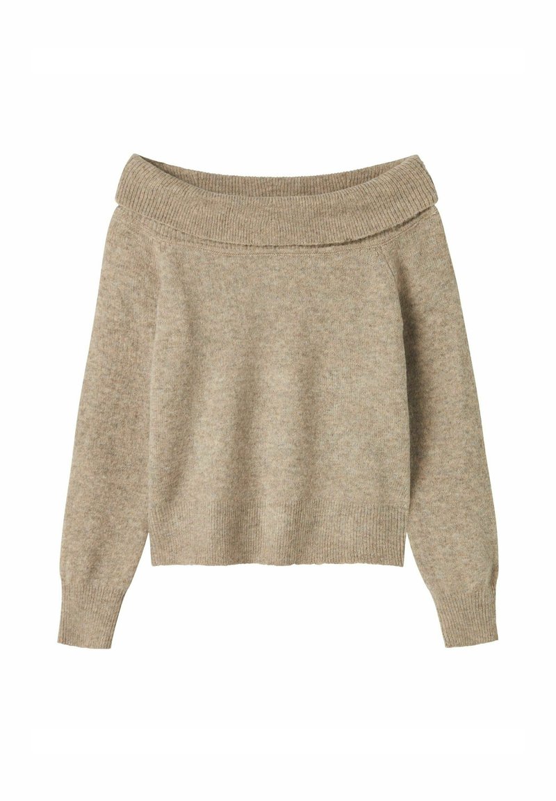 LMTD - OFF SHOULDER - Džemperis - mocha meringue, Padidinti