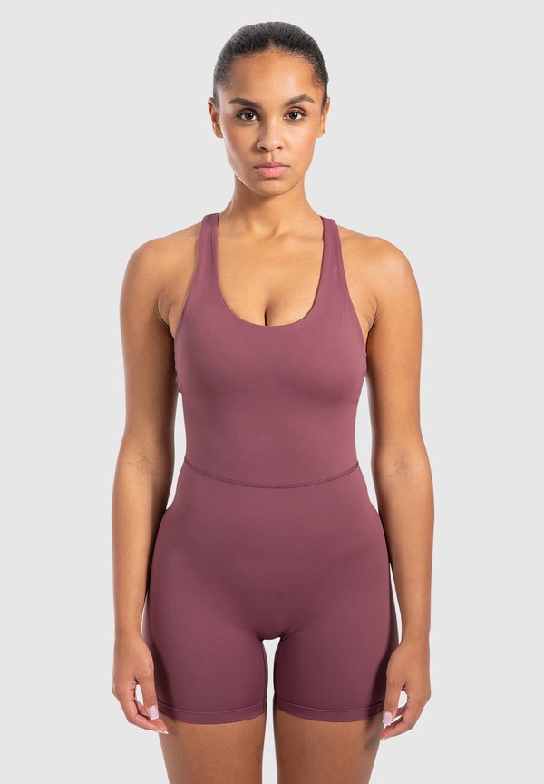 ILVA RACERBACK SHORT - Turnanzug - dunkel lila