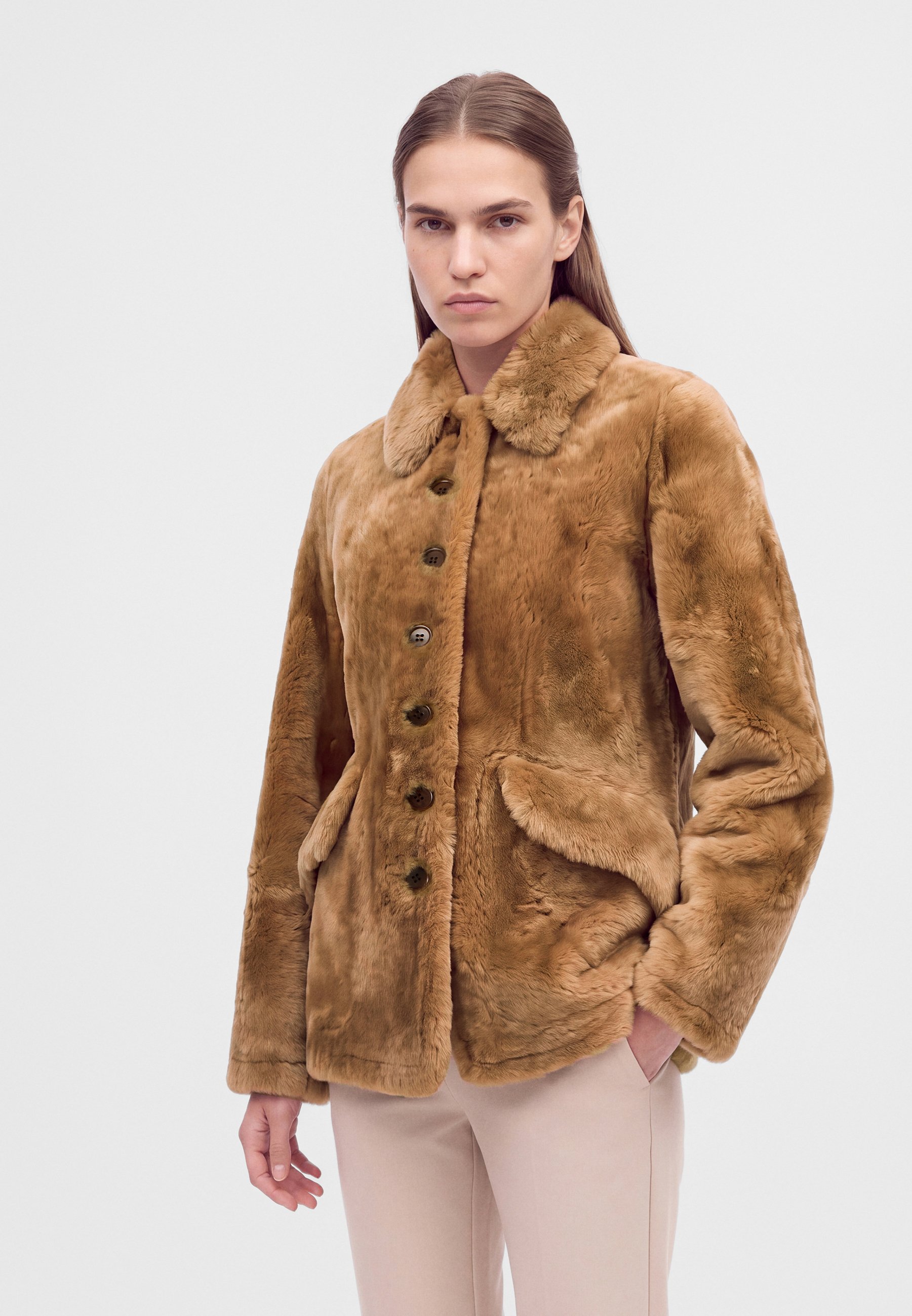 BY MALENE BIRGER 아델린 가죽 자켓