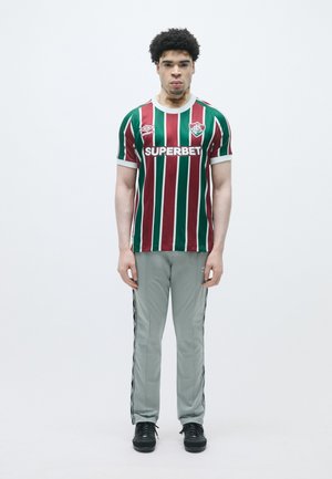 BRAZIL FLUMINENSE UNISEX - Trükipildiga T-särk - dark red/dark green