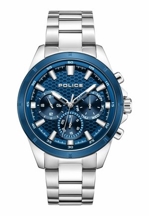 Chronograph watch - silber blau