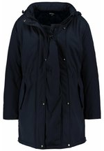 Giacca di chiffon dal taglio oversize con collo a scialle e maniche a 3/4, verde chiaro | Ulla Popken