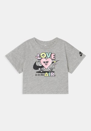 LOVE IS IN THE AIR - T-shirt imprimé - grey heather