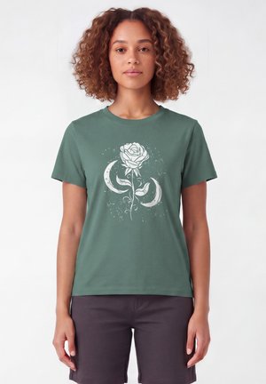 watapparel, ROSE UND MOND - T-Shirt print - green bay