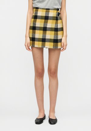 MINI KILT - Mini skirts  - yellow