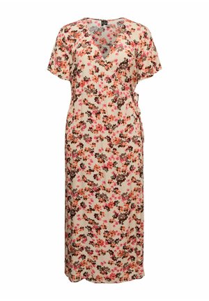 Vero Moda Curve, KLEID VMCJAMIE LANGES KLEID - Robe longue - warm sand