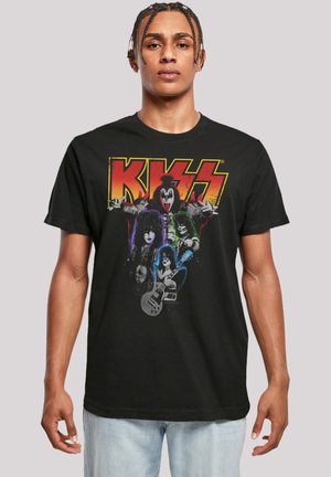 KISS ROCK BAND  - Print T-shirt - schwarz