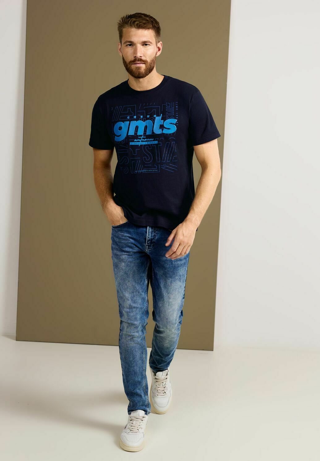 T-shirt Manches Longues Kaki Pétrol Industries | Taille S | Coton | Neuf Avec Étiquette