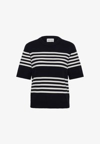 Non sélectionné, dark navy block stripe