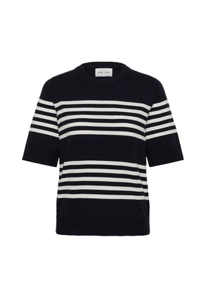 Part Two, DZANAPW - T-shirt con stampa - dark navy block stripe