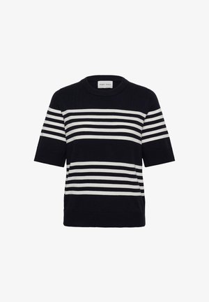 Part Two, DZANAPW - T-shirt con stampa - dark navy block stripe