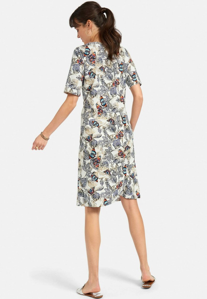 Damen Freizeitkleider | Green Cotton Freizeitkleid ecru/multicolor/mehrfarbig - HD47449 Damen Freizeitkleider | Green Cotton Freizeitkleid ecru/multicolor/mehrfarbig - HD47449