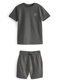 Next - T-SHIRT AND SHORTS 2 PIECE SET - Shorts - charcoal grey Thumbnail-Bild 1