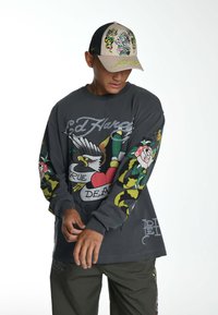 Ed Hardy TRUE-TILL-SNAKE LONG SLEEVE - Långärmad tröja - black