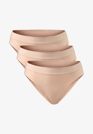 Danish Endurance SEAMLESS 3 PACK - Braguitas - sand