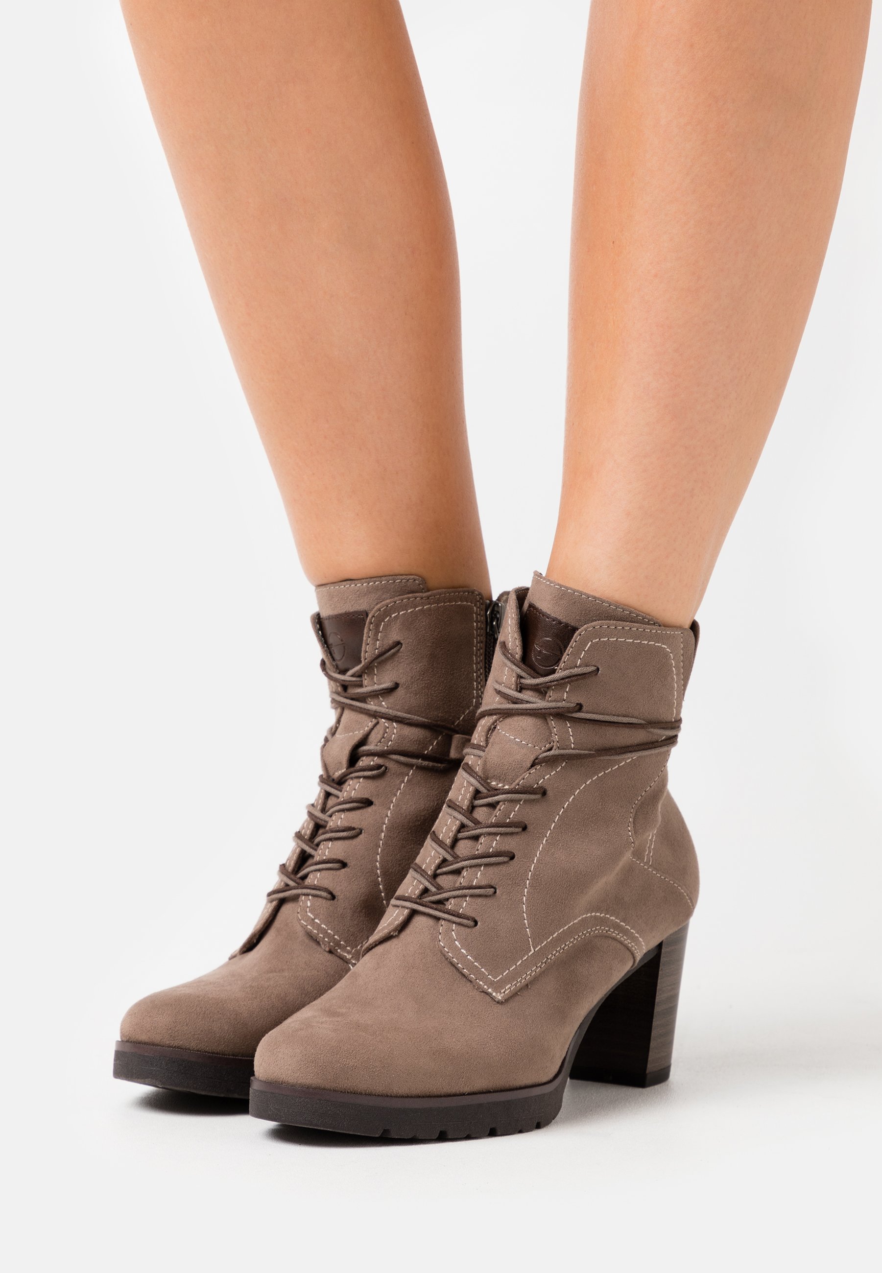 Tamaris BOOTS - Platåstøvletter - pepper Tamaris BOOTS - Platåstøvletter - pepper