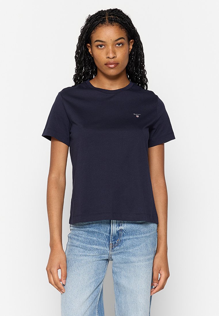 Gant T-shirt basic blauw