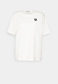 ERNA RELAXED - Printtipaita - off white/black