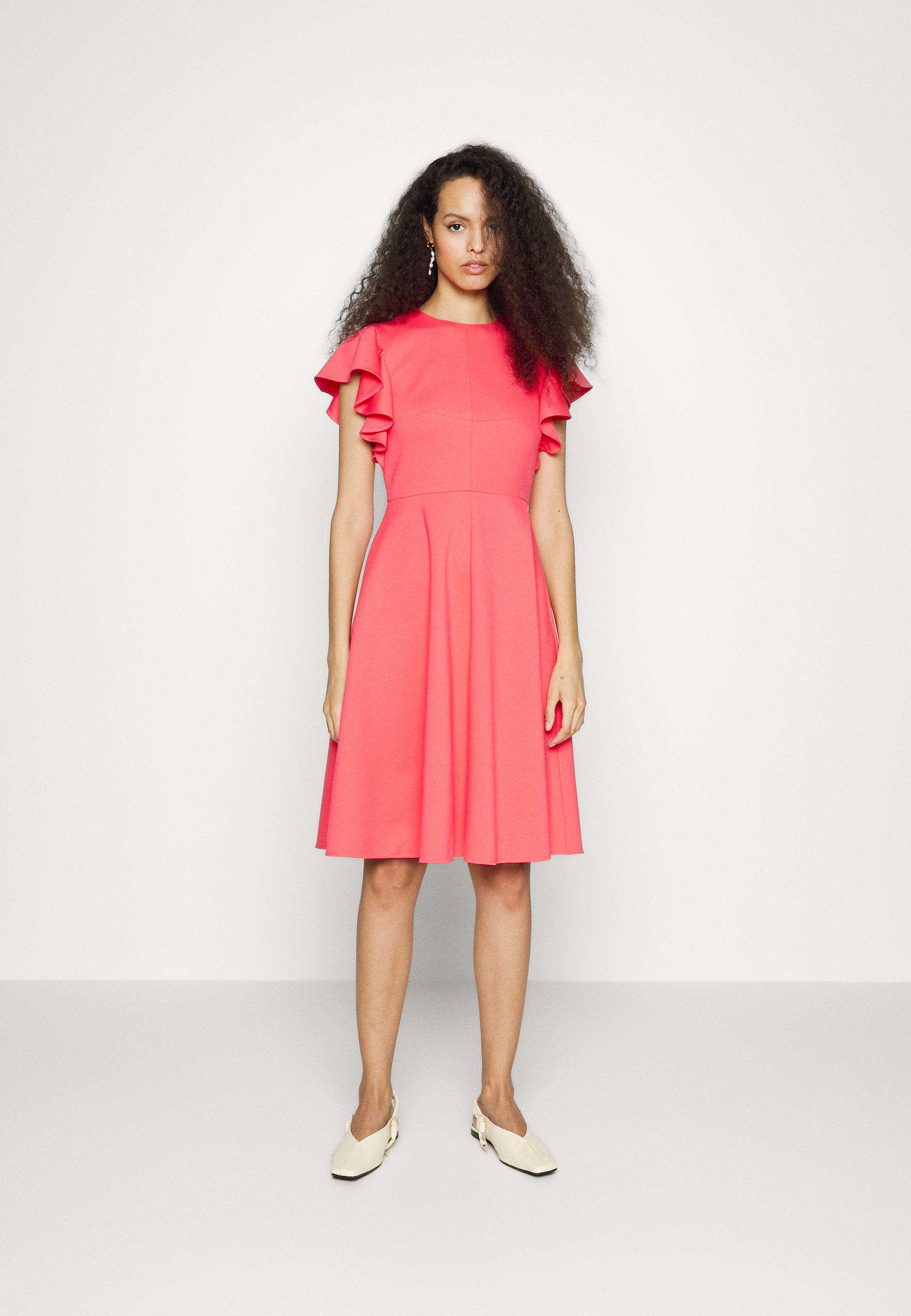 FLUTTER SLEEVE PONTE DRESS - Day dress 