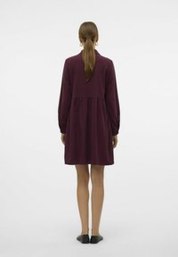 Vero Moda VMVILJA KURZES - Skjortekjole - winetasting