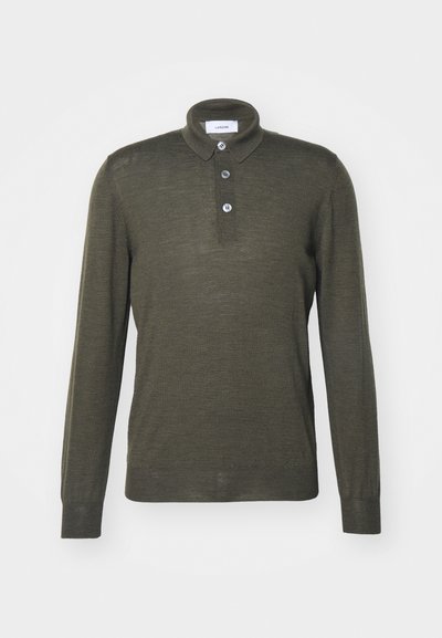 LARDINI UOMO - Μπλούζα με μακριά μανίκια - dark brown