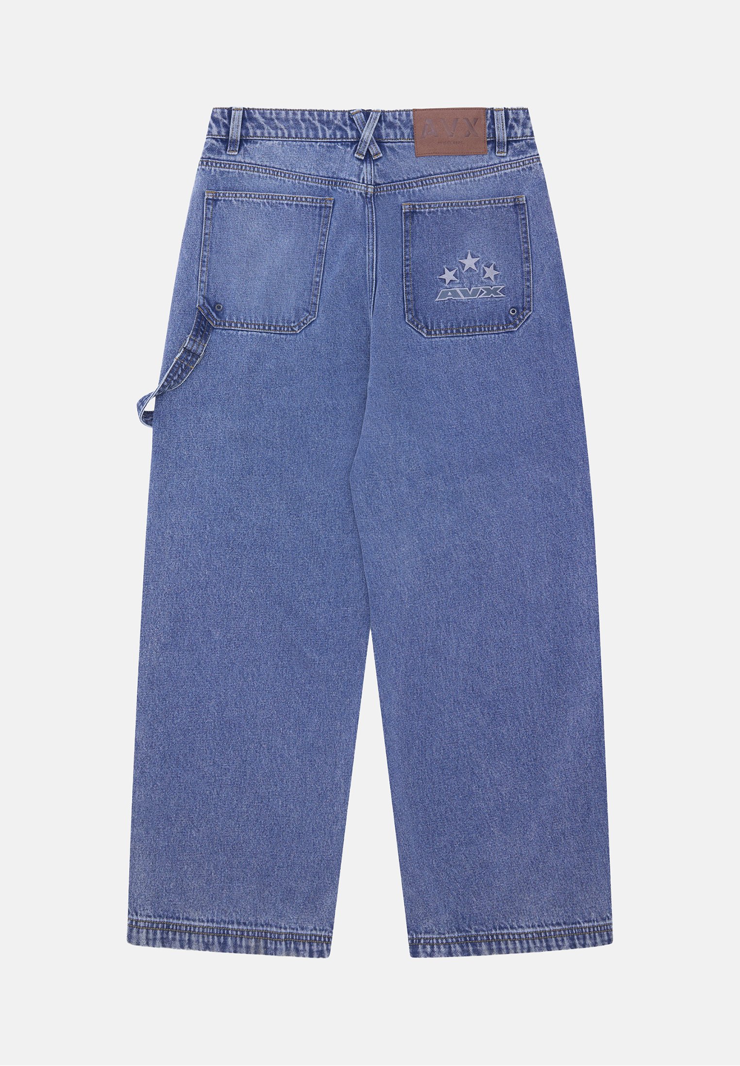 AVX MITCH - Relaxed fit jeans - mid denim blue/blue denim - Zalando