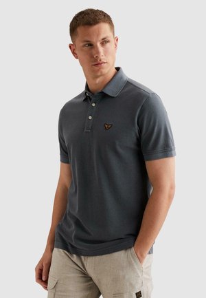 PME Legend, PME LEGEND - POLO SHIRT WITH TAILWING LOGO AND GARMENT-DYE WASH - - - Polo - vintage indigo