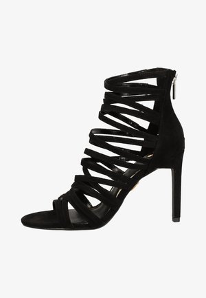 Buffalo Sandalias de tacón - black
