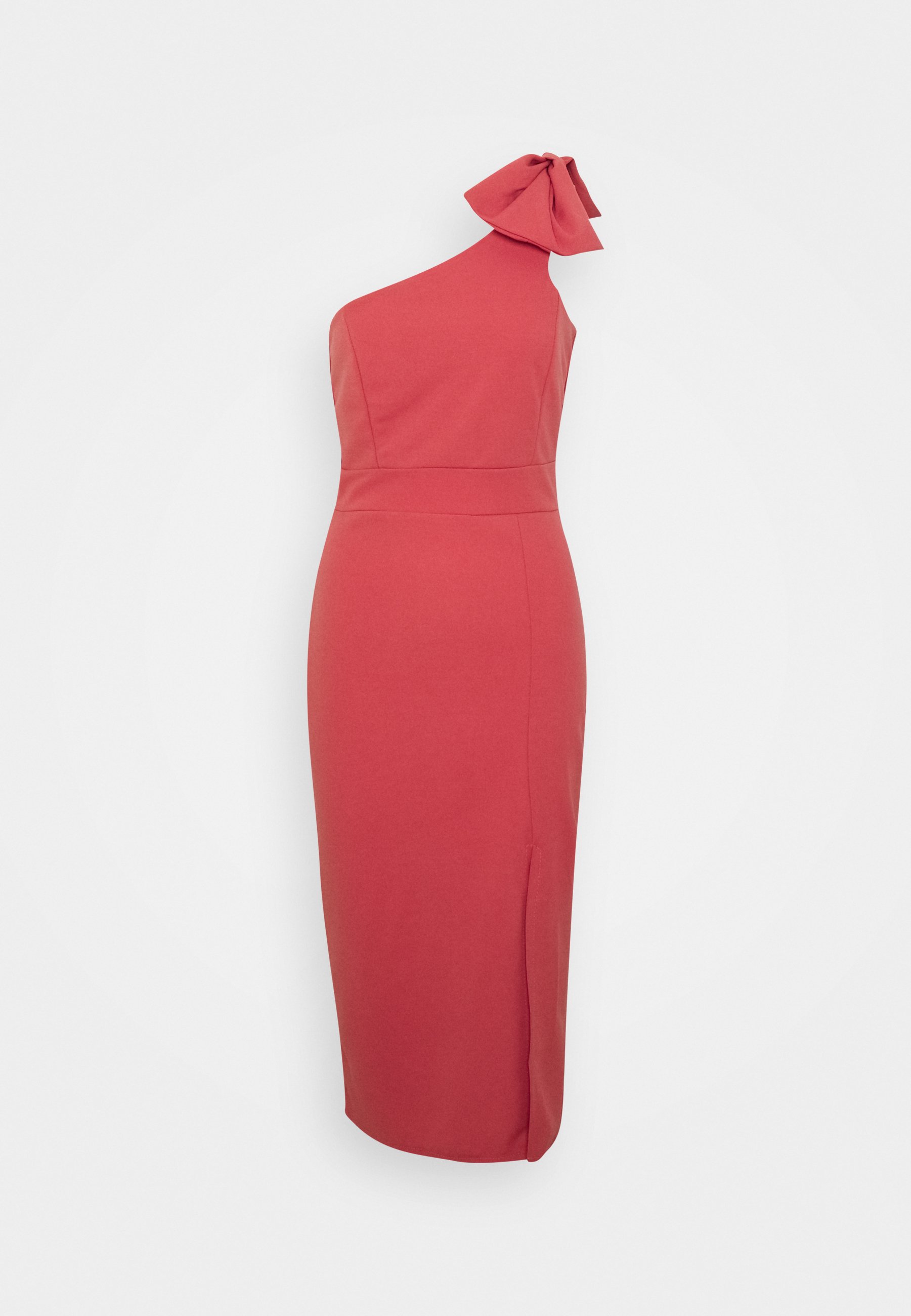 FRILL HEM MIDI DRESS - Cocktailkleid/festliches Kleid - blush pink FRILL HEM MIDI DRESS - Cocktailkleid/festliches Kleid - blush pink