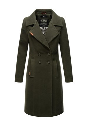 WOOLY - Short coat - dark green