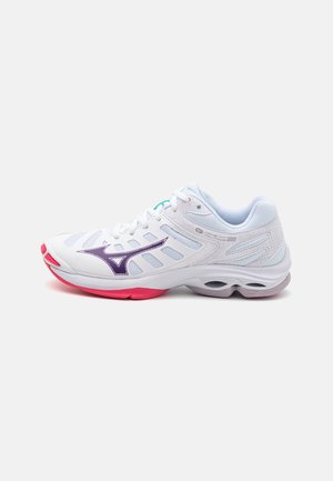 WAVE VOLTAGE 2 - Chaussures de volley - white/lilac/pink