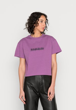BOX - Print T-shirt - violet chinese