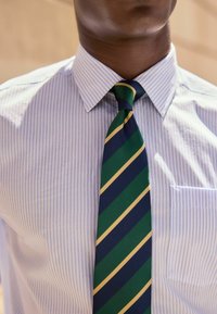 Next PATTERN - Cravate - green blue stripe