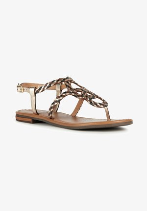 Geox, Sandales tongs - gold-coloured
