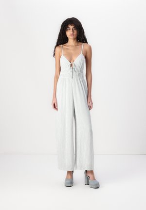 Hollister Co. Tie-Front Jumpsuit - Kombinezonas - white