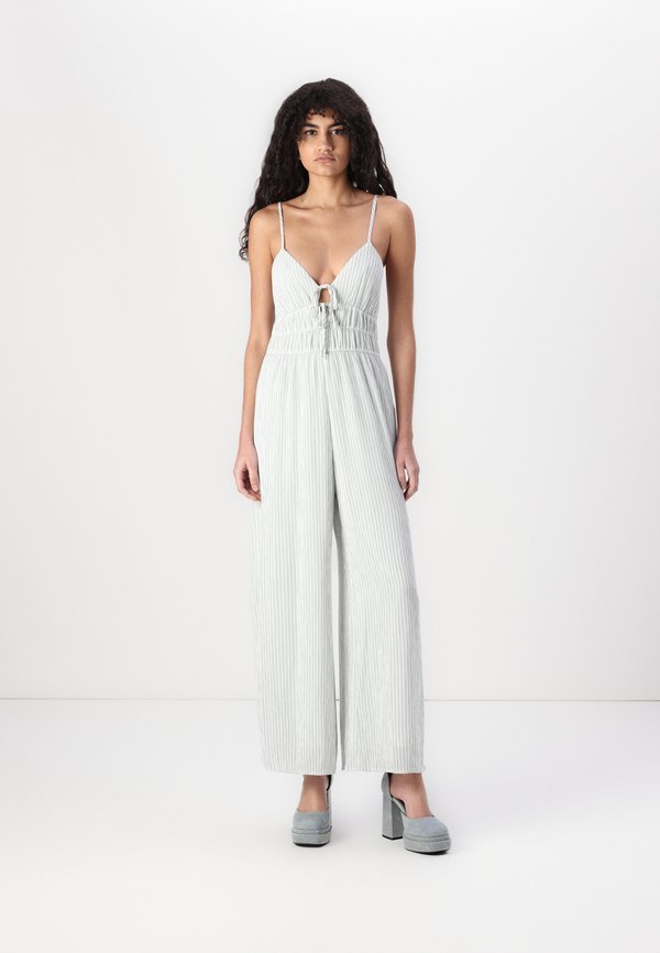 Tie-Front Jumpsuit - Jumpsuit