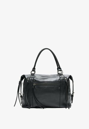 Bershka, ZIP - BOWLING BAG - Handtasche - black