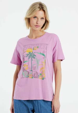 Protest PRTESSE - T-shirt imprimé - duskyrose